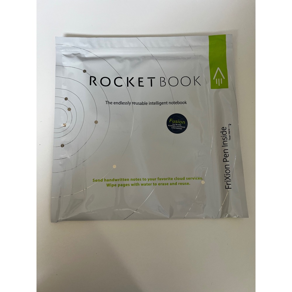 Rocketbook Fusion Letter‎ Size Green Endlessly Reusable Notebook New